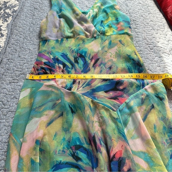 Rabbit Rabbit Rabbit Dress Asymmetrical Babydoll V-neck Drop Waist Fairy Sz 12 - Picture 11 of 14